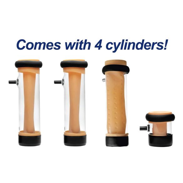 The Super Milker - avtomatiziran luksuzni masturbator (črna)