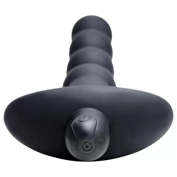 Bang! - polnilni analni vibrator z daljinskim upravljalnikom (črn)