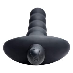 Bang! - brezžični analni vibrator z radiem (črn)