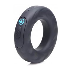 Zeus - radio E-Stim Penis Ring (črn)