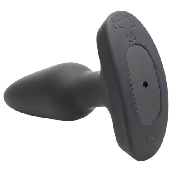 Booty Sparks Laser - analni vibrator na baterije z daljinskim upravljanjem - črn