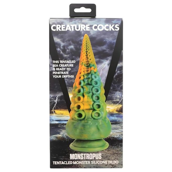 Creature Cocks Monstropus - dildo realistično oblikovan - 22 cm - rumen
