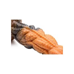   Creature Cocks Ravager - teksturiran silikonski dildo - 20 cm (oranžna)