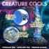Creature Cocks Kraken - dildo spiralni hobotnični krak - 21cm zlato-modra