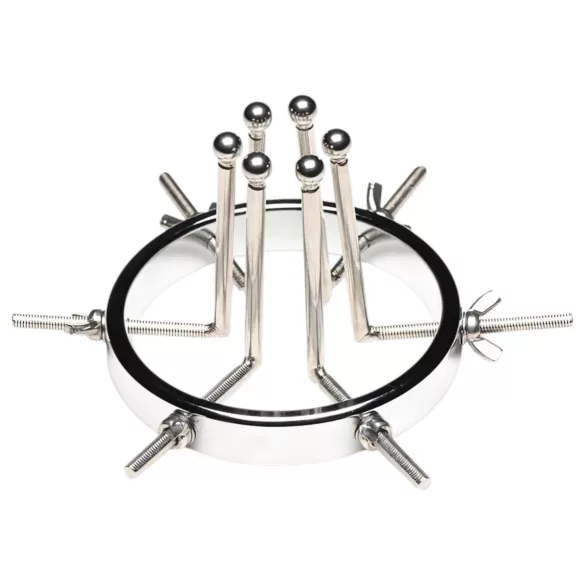 XR Brands Oculus - analni dilatator - nerjaveče jeklo - srebrn