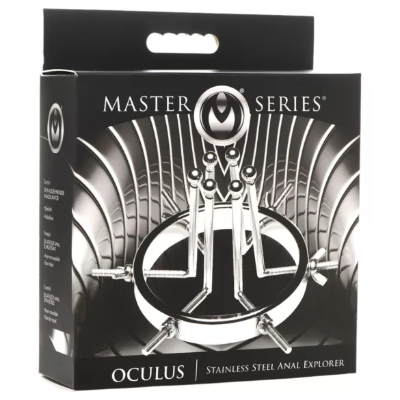 XR Brands Oculus - analni dilatator - nerjaveče jeklo - srebrn