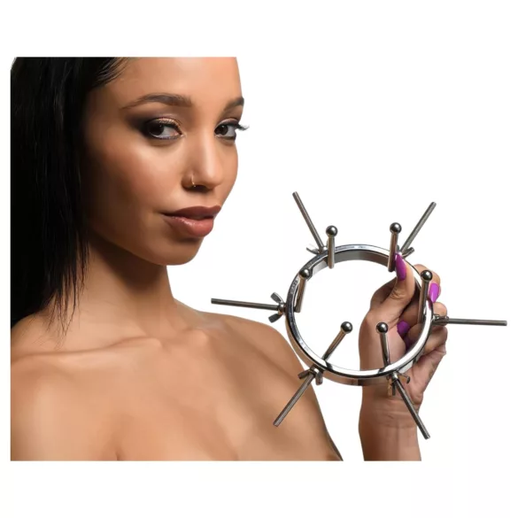 XR Brands Oculus - analni dilatator - nerjaveče jeklo - srebrn