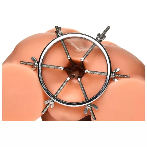 XR Brands Oculus - analni dilatator - nerjaveče jeklo - srebrn