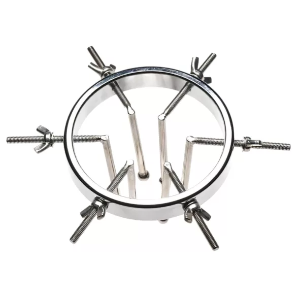 XR Brands Oculus - analni dilatator - nerjaveče jeklo - srebrn