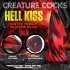 Creature Cocks Hell Kiss - zavit silikonski dildo - 19 cm (rdeč)