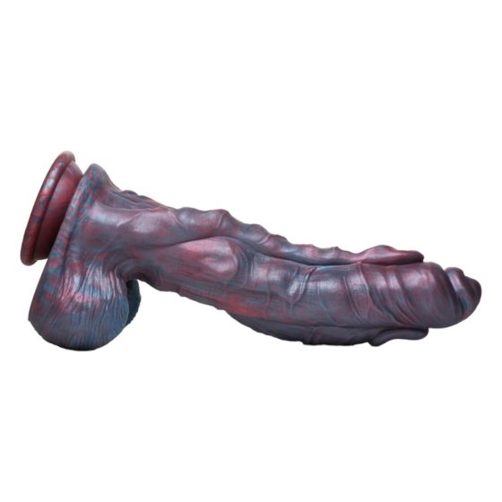 Creature Cocks Hydra - silikonski dildo - 27 cm (vijolična)