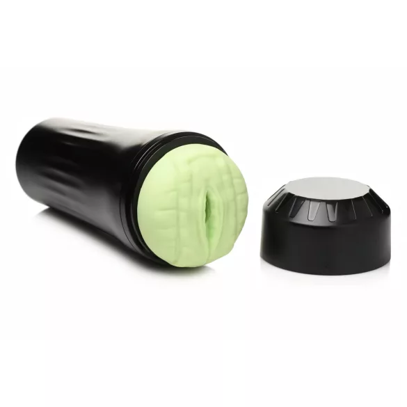 Creature Cocks Raptor - umetna vagina v tok (črno-zelena)