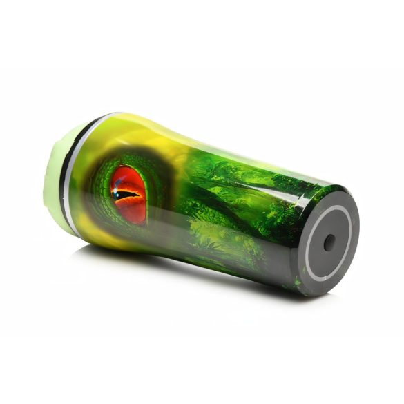 Creature Cocks Raptor - umetna vagina v tok (črno-zelena)