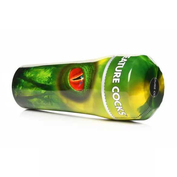 Creature Cocks Raptor - plastična vagina v obliki kuščarja (črno-zelena)