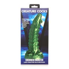   Creature Cocks Cockness Monster - silikonski dildo z nogami z objemkami (zelen)