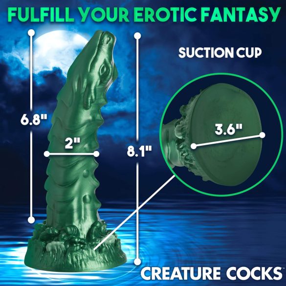 Creature Cocks Cockness Monster - dildo - silikonski - zeleni