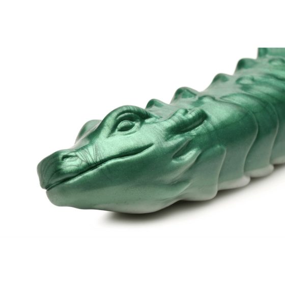 Creature Cocks Cockness Monster - silikonski dildo z nogami z objemkami (zelen)