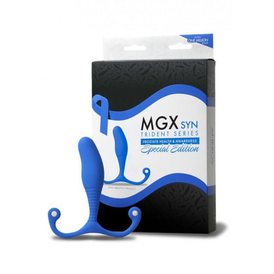 Aneros MGX Syn Trident - dildo za prostato (modri) -