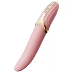 Zalo Eve - vibrator z rotacijo in gretjem - polnilen - roza