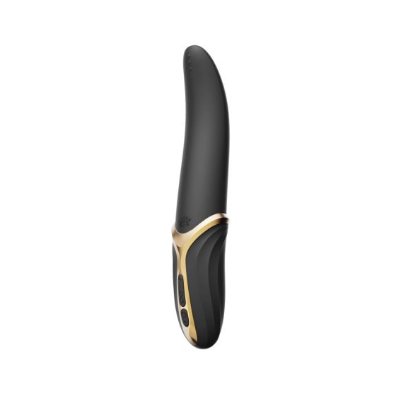Zalo Eve - Luksuzni vibrator z grelnikom za polnjenje (črn)