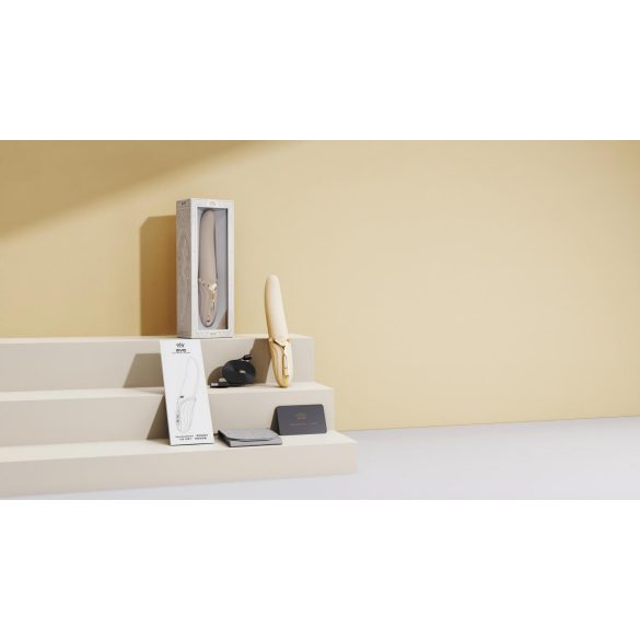 Zalo Eve - akumulatorski rotacijski vibrator s segrevanjem - bela