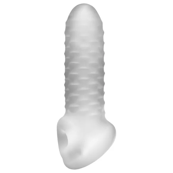 Perfect Fit - Fat Boy Checker Box - kondom za penis (15 cm, bel)
