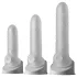 Perfect Fit - Fat Boy Checker Box - kondom za penis (15 cm, bel)