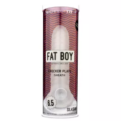 Fat Boy Checker Box - penisni rokav - 17 cm - bela