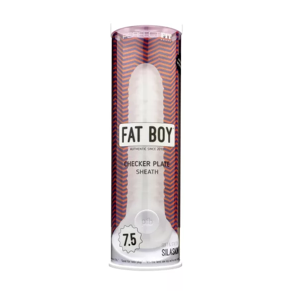 Perfect Fit - Fat Boy Checker Box - penisni rokav (19 cm, bel)