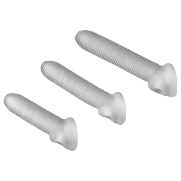 Fat Boy Micro Ribbed - penis tulec - rebrast - 15 cm - bel