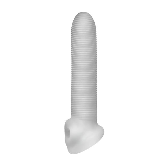 Fat Boy Micro Ribbed - penis tulec - rebrast - bel - 19 cm