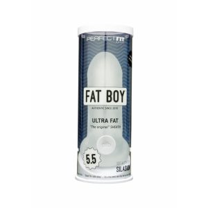 Fat Boy Original Ultra Fat - ovitek za penis (15 cm) - mlečno bela