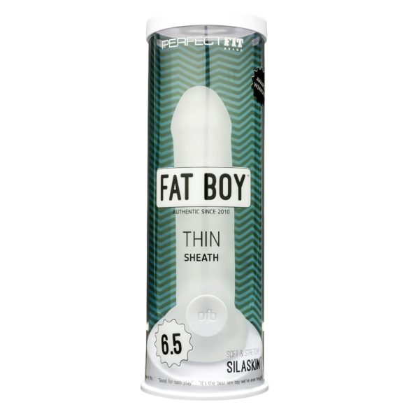 Fat Boy Thin - kondom za penis - 17 cm - bel