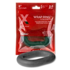   Perfect Fit Ultra Wrap 6 - debeli obroček za penis - črn (15 cm)