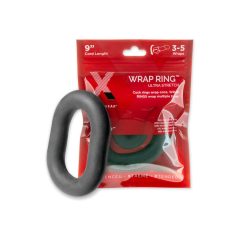   Perfect Fit Ultra Wrap 9 - debeli obroček za penis - črn (22 cm)