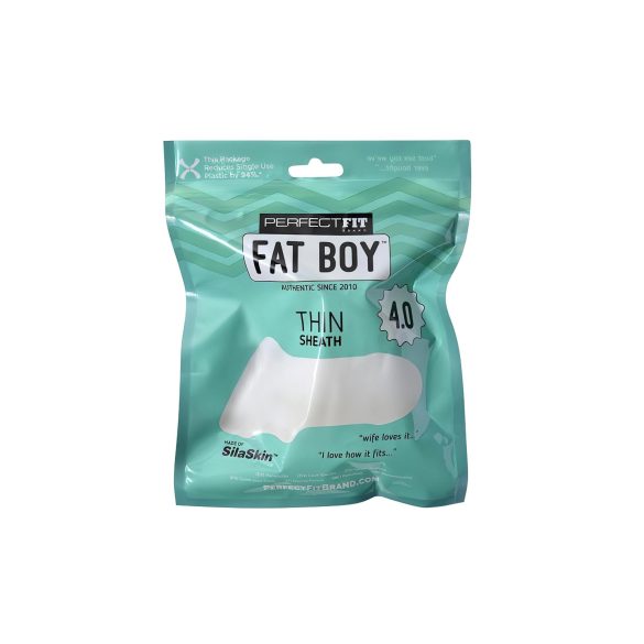 Fat Boy Thin - podaljšek za penis - tanek 10 cm - bel