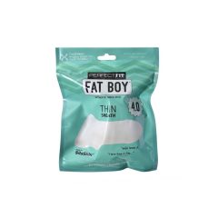 Fat Boy Thin - ovoj za penis (10 cm) - mlečno bela