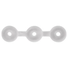 Perfect Fit Triple - erekcijski obroček komplet - bela