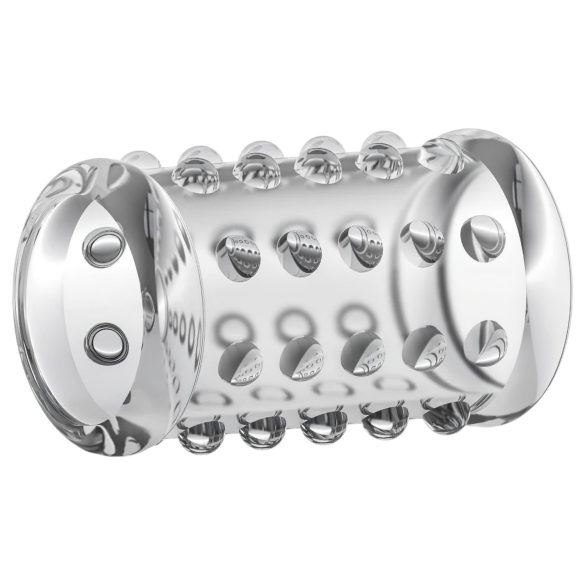 Stay Hard - penisni obroček z izboklinami - prozoren