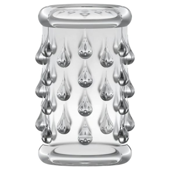 Stay Hard - penisna manšeta z izboklinami - prozorna