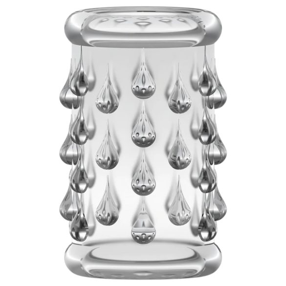 Stay Hard - penisna manšeta z izboklinami - prozorna