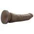 Dr. Skin 8,5 - realistični dildo z priseskom (rjav, 20,5 cm)