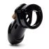 CB-6000 CB-X - moški chastity pas kletka - zaklepanje - črna