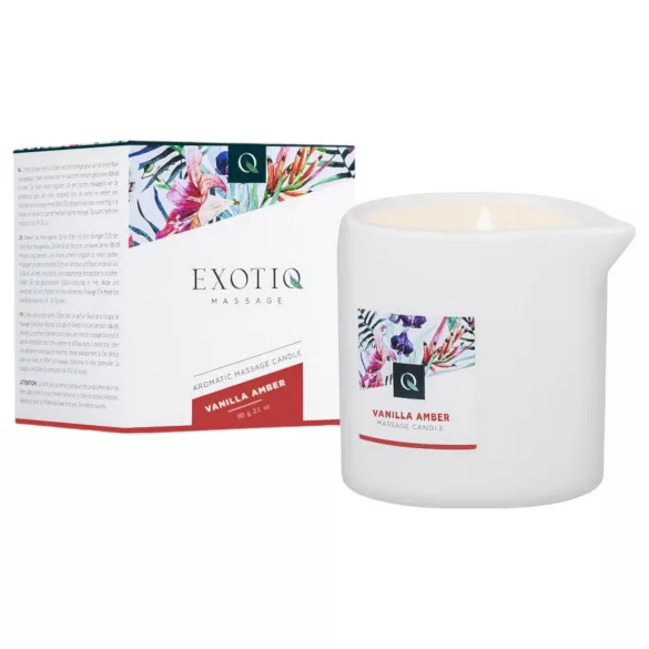 Exotiq - masažna sveča - vanilija jantar - 60g