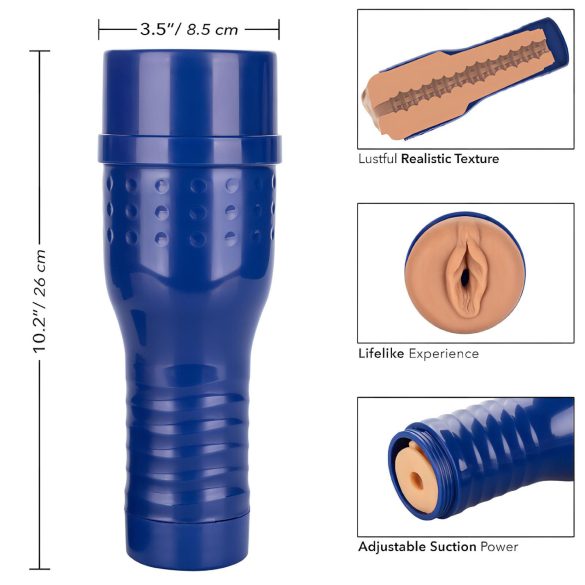 Private - Alexa Tomas umetna vagina (naravno-modra)