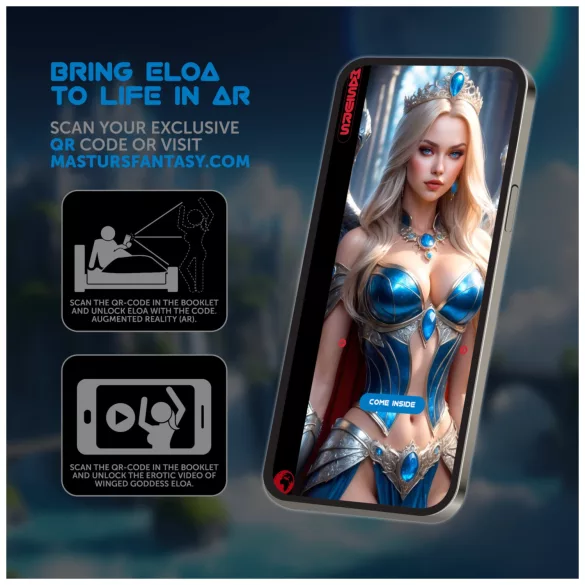 Masturs Eloa - moški masturbator z vakuumom in vibracijami - sivi