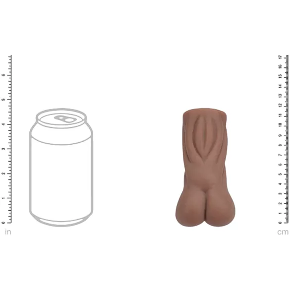 XKIN Poredna medicinska sestra Riley - realističen masturbator v obliki vagine (temno naraven)