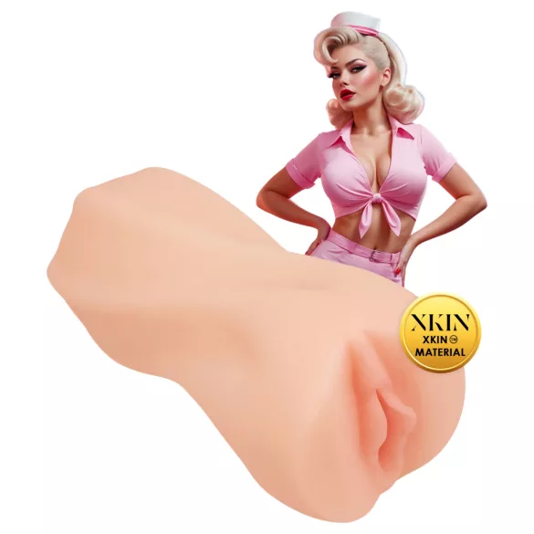 XKIN Cutie Darla - realistična umetna vagina masturbator (naravna barva)