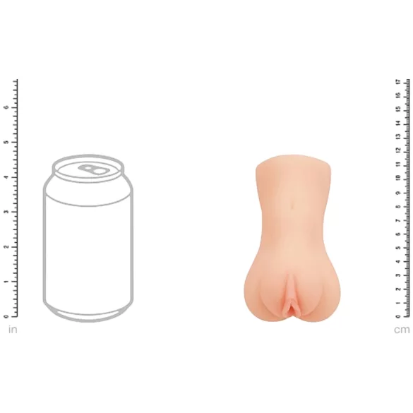 XKIN MRS Cummings - realistična umetna vagina masturbator (naravna barva)