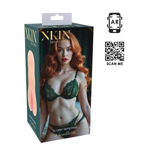 XKIN Temtress Nicolette - realistična umetna vagina masturbator (naravna barva)